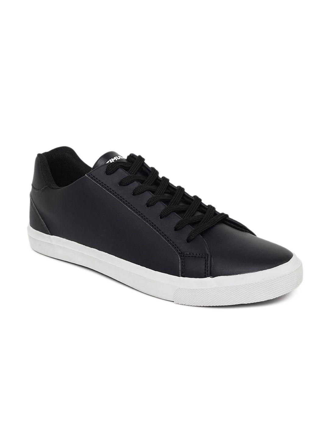 paragon men black sneakers