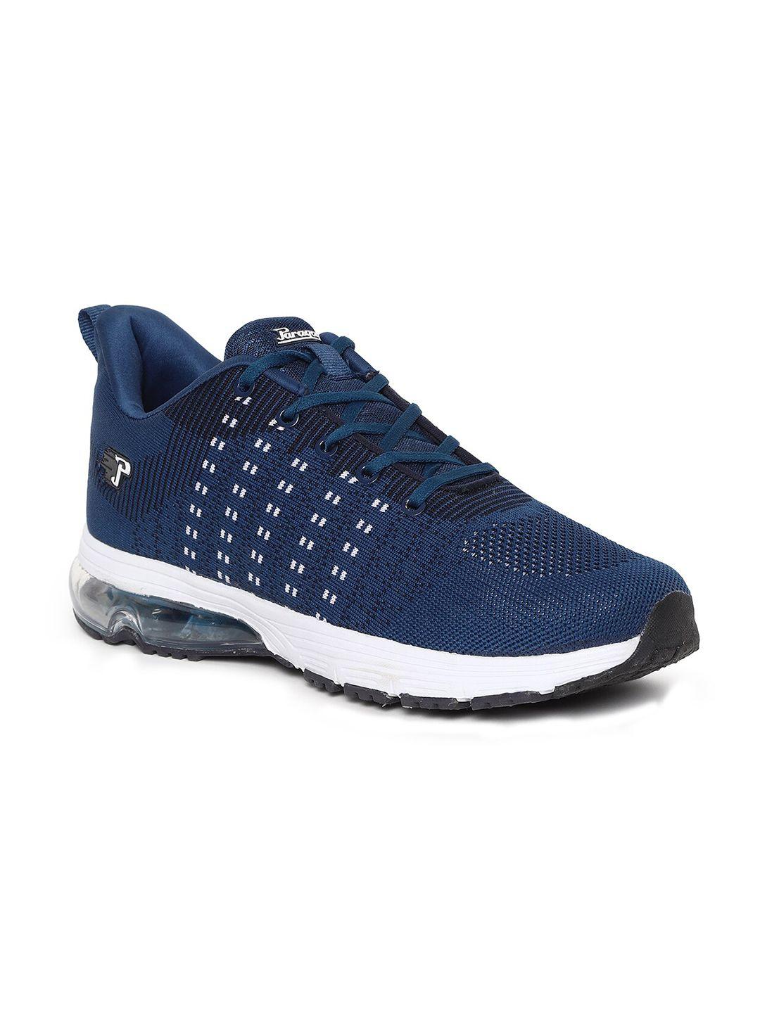 paragon men blue canvas running shoes