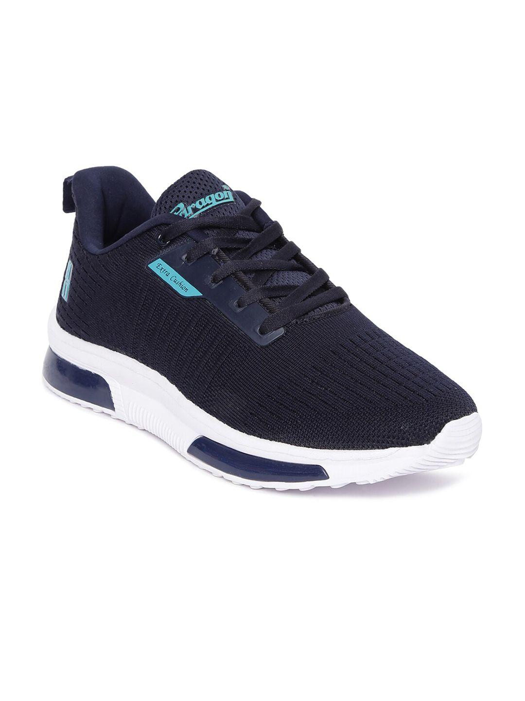 paragon men blue mesh running non-marking shoes