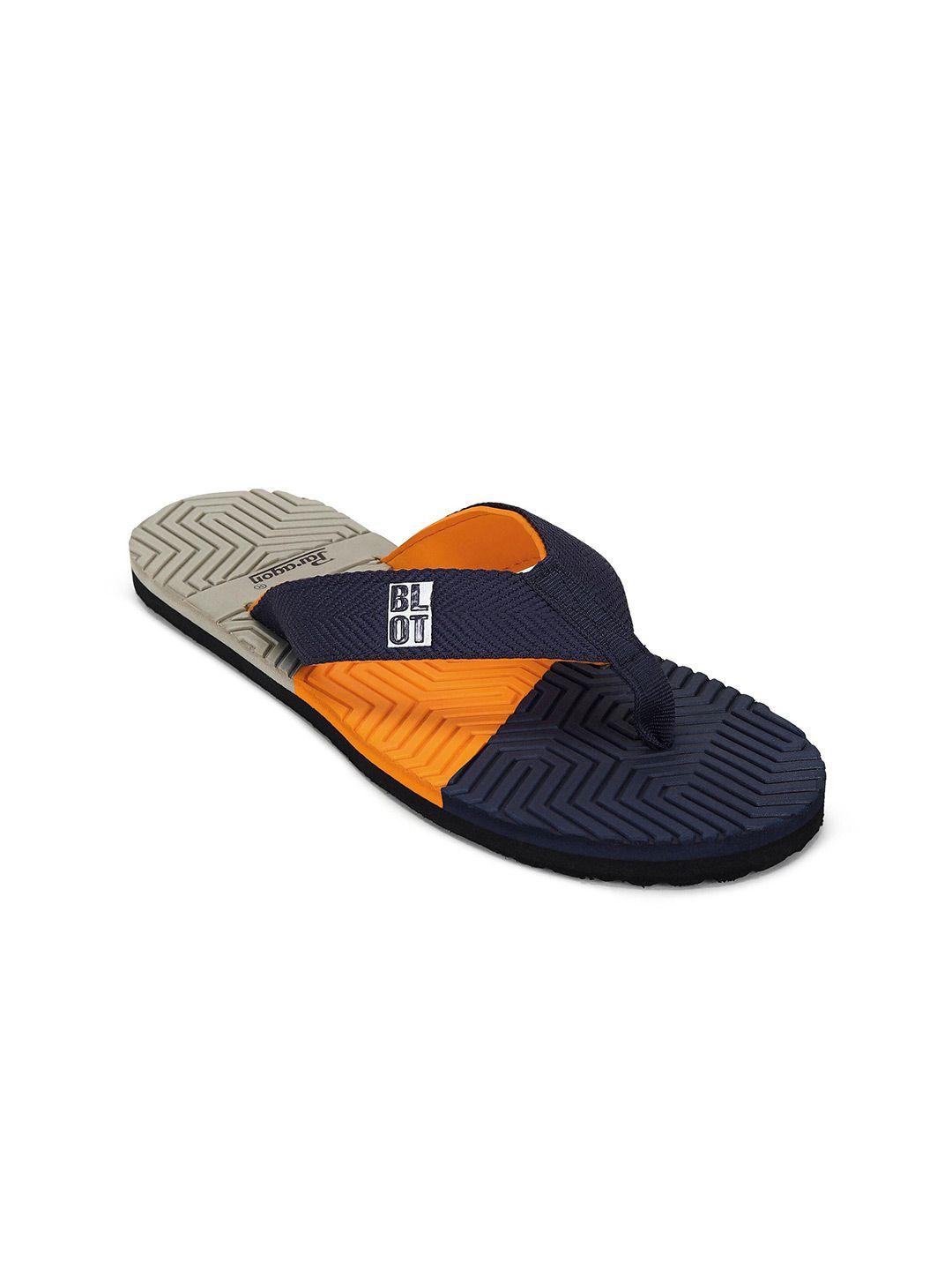 paragon men colourblocked lightweight quick-dry anti-skid thong flip-flops