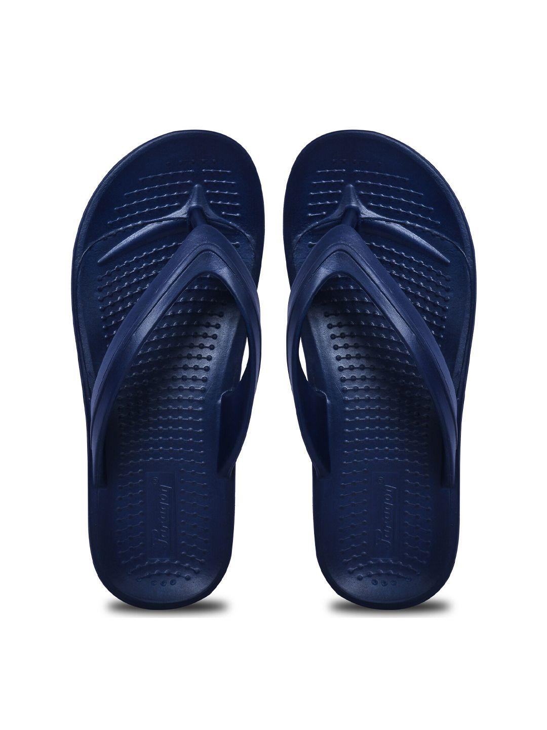 paragon men textured lightweight rubber thong flip-flops