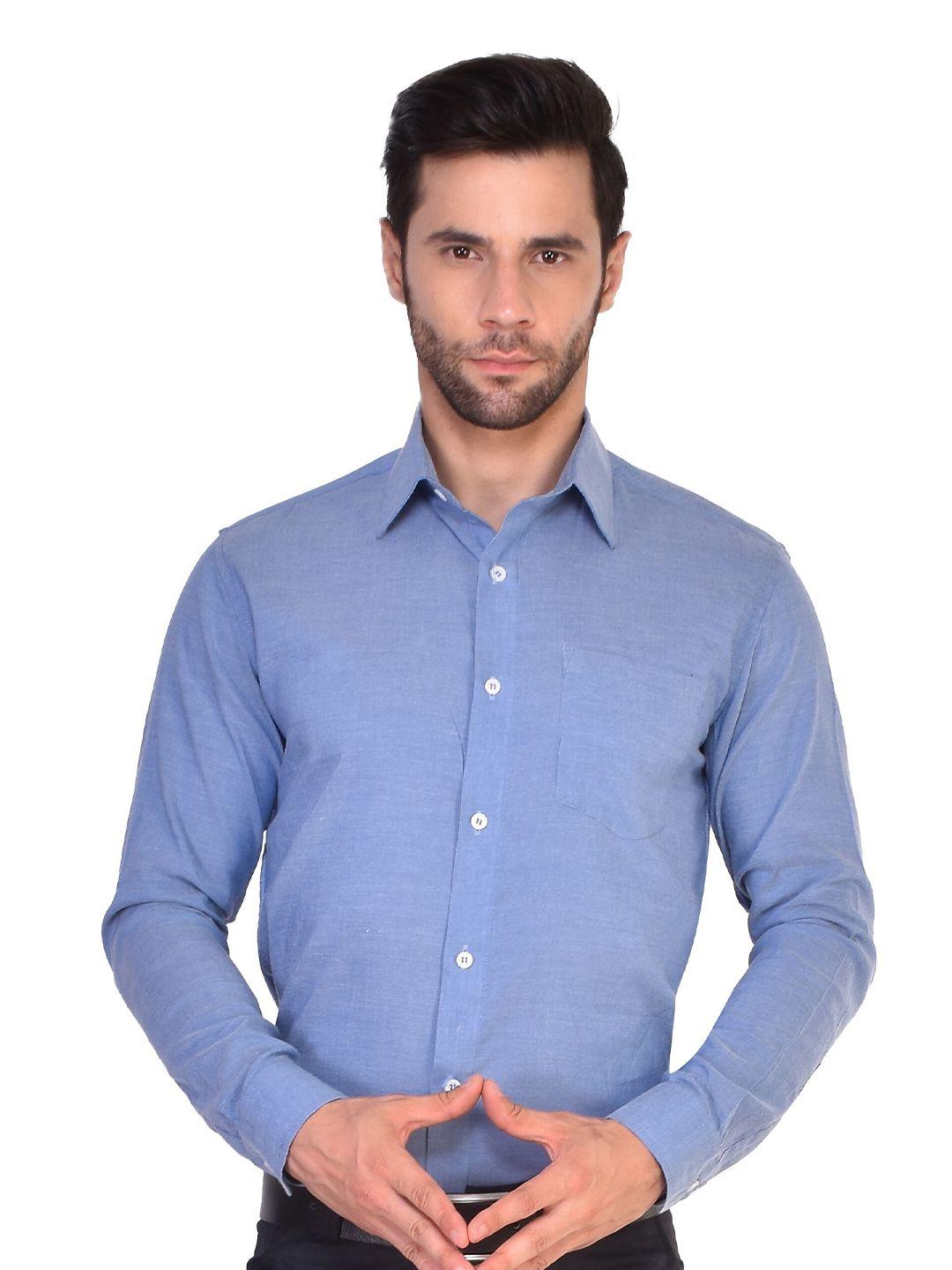 parassio clothings india slim spread collar formal shirt