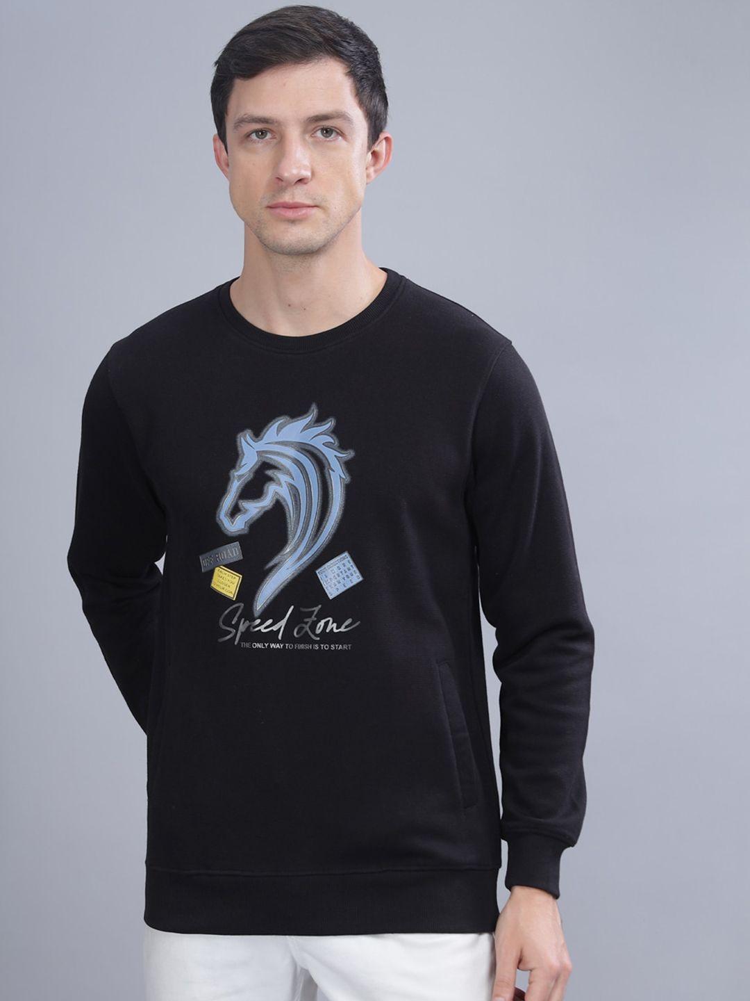 parcel yard graphic printed fleece anti odour pullover