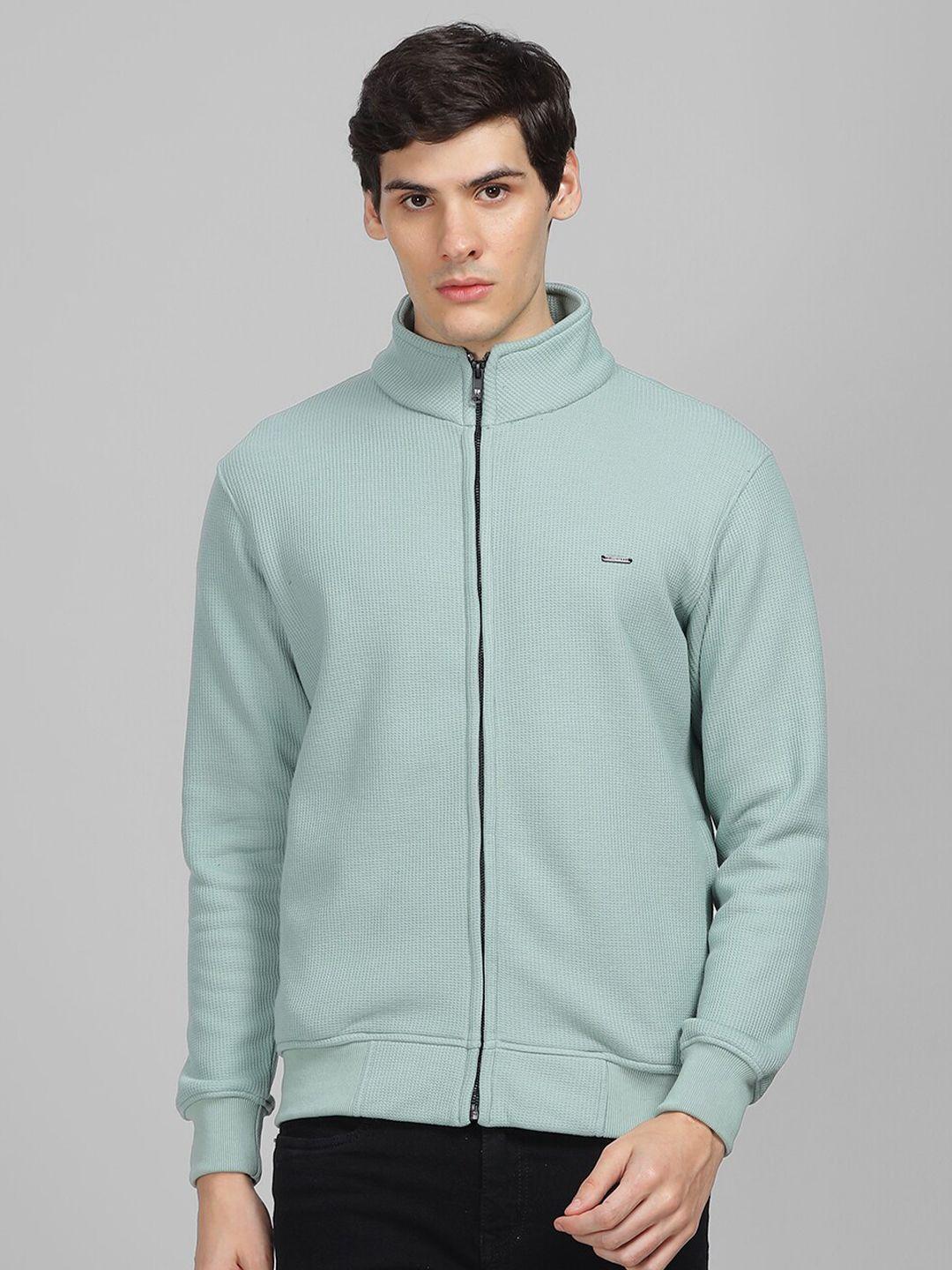 parcel yard mock collar fleece sweatshirt