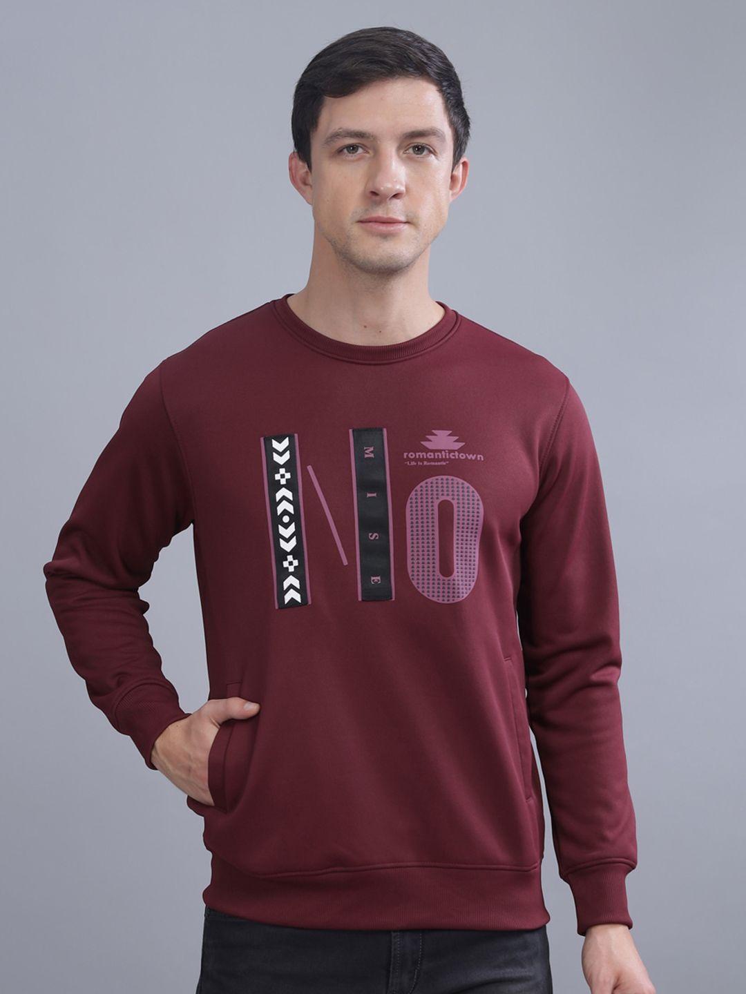 parcel yard typography printed anti odour pullover