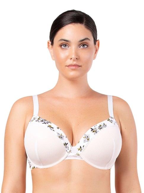 parfait pearl white under wired padded t-shirt bra