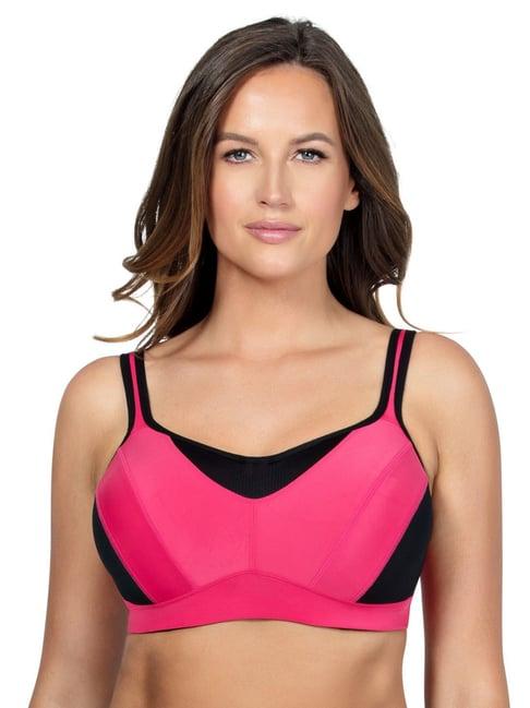 parfait pink under wired padded sports bra