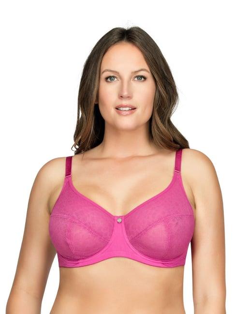 parfait raspberry under wired non padded minimizer bra