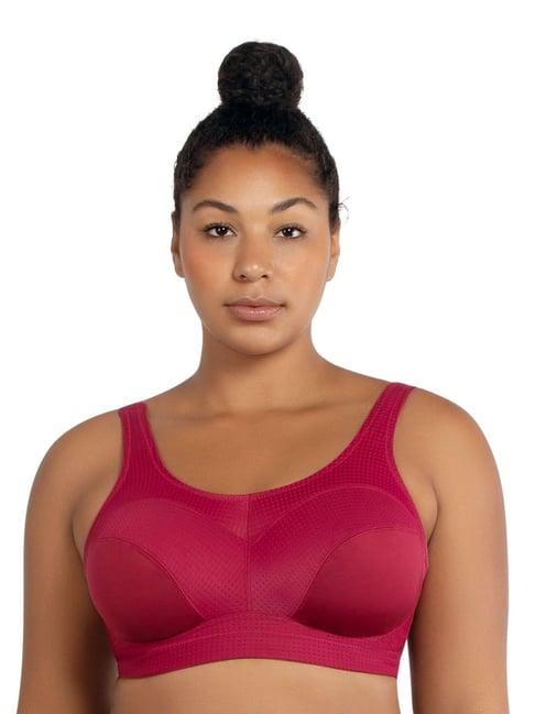 parfait rumba red & cherry under wired padded sports bra