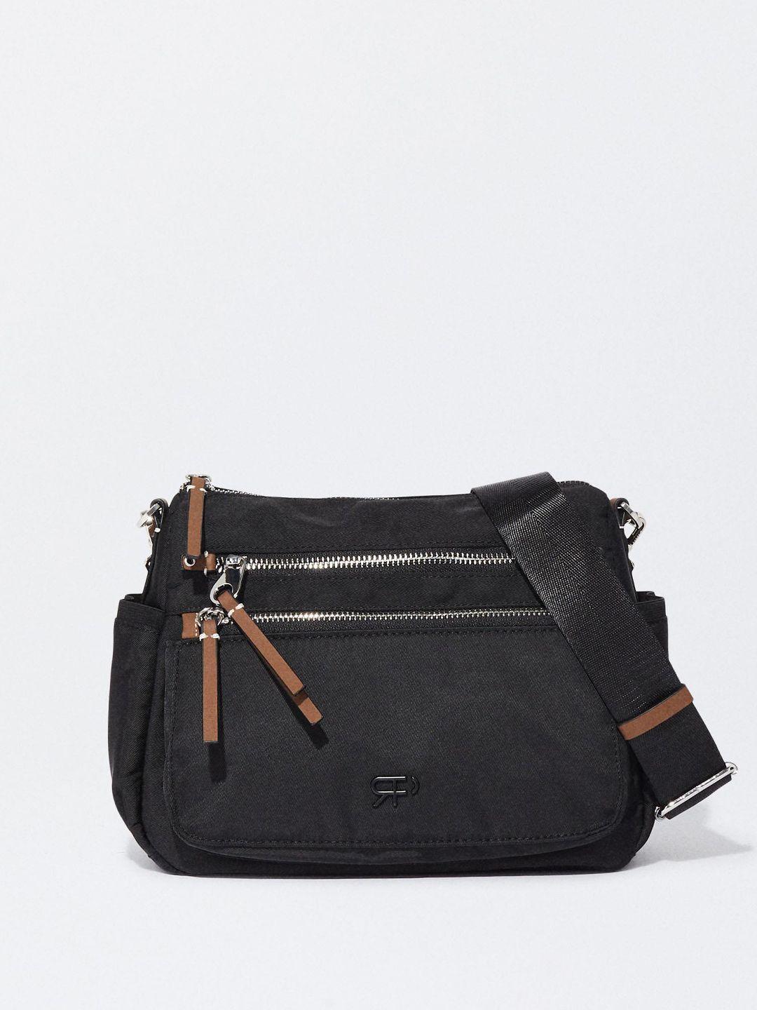 parfois structured sling bag with detachable strap