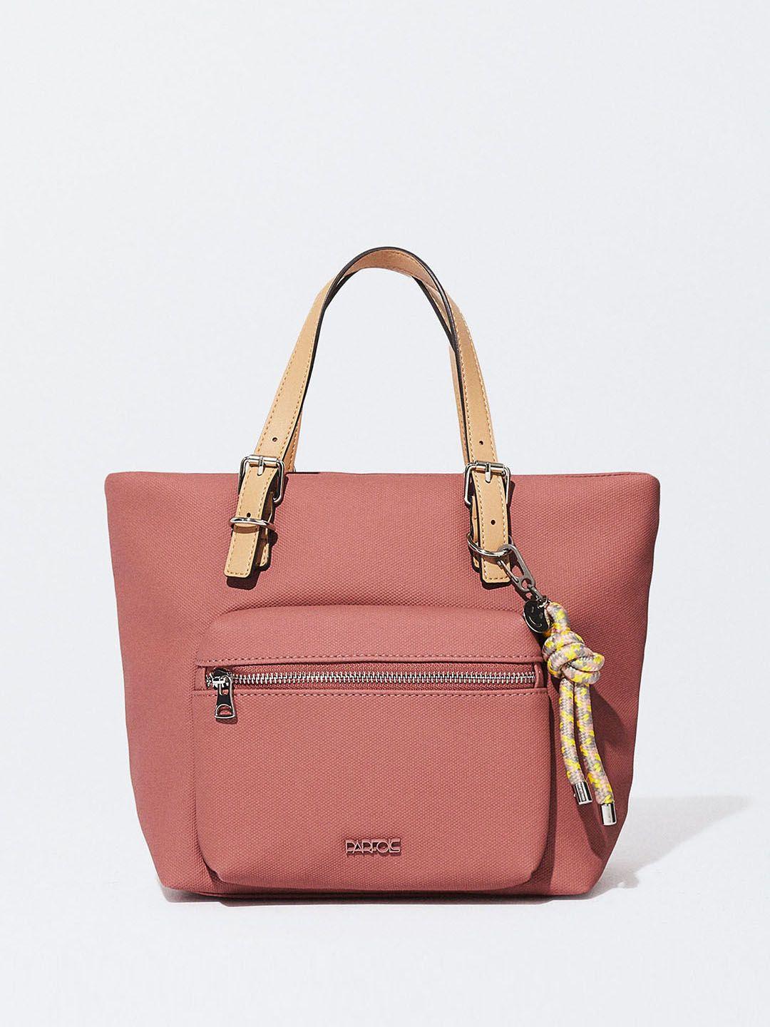 parfois textured structured handheld bag