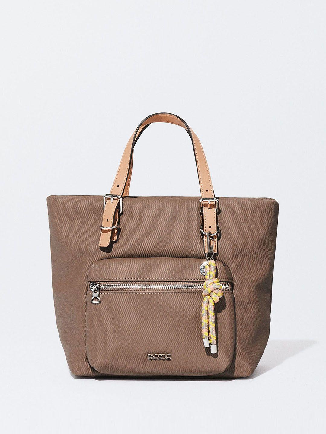 parfois textured structured handheld bag