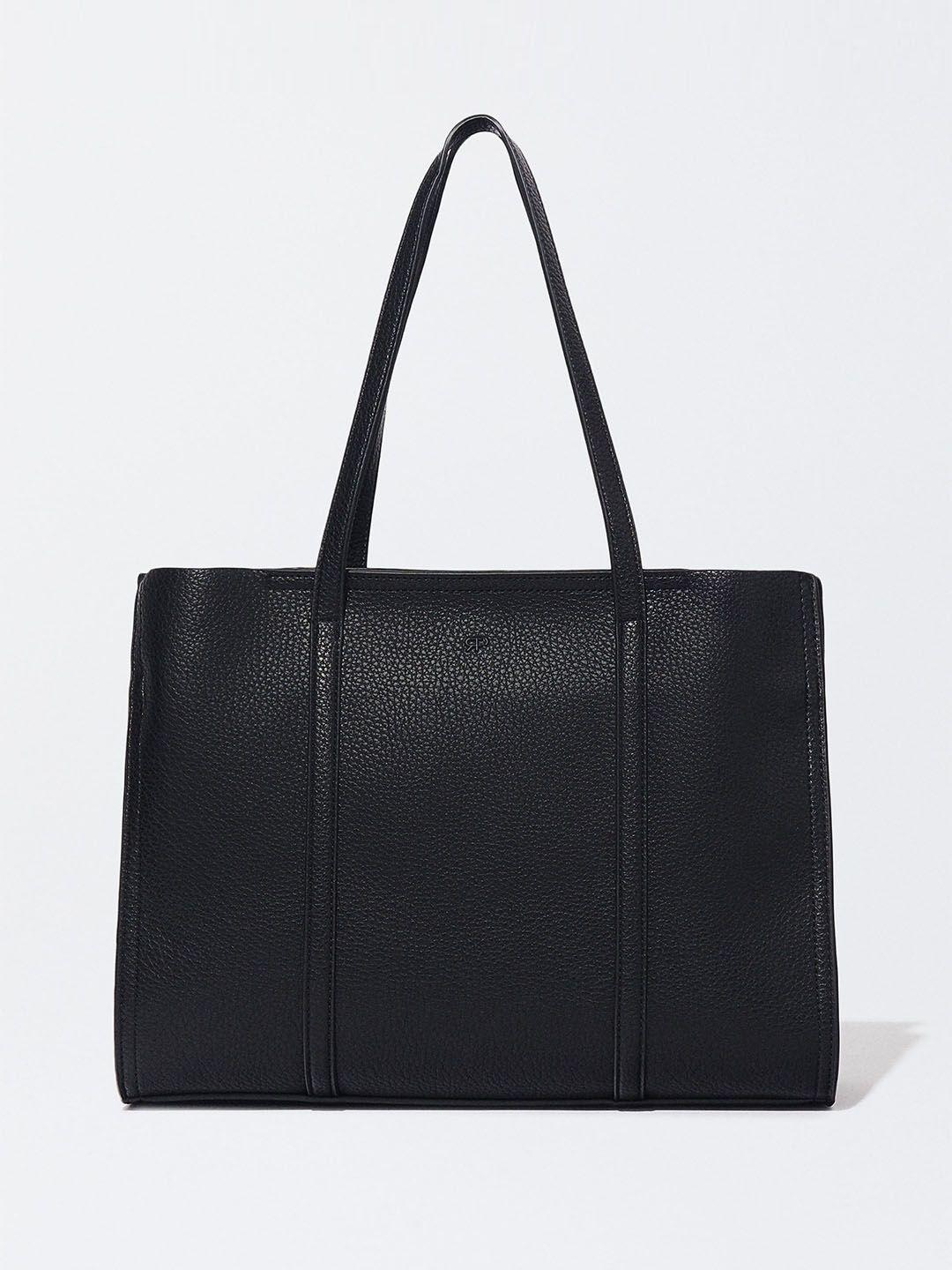 parfois textured structured shoulder bag