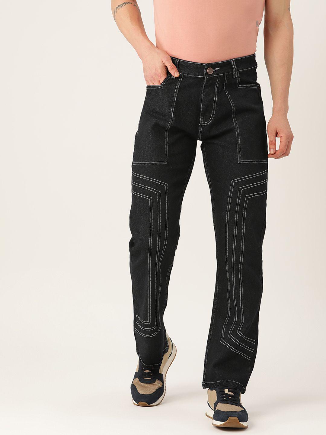 paris hamilton men relaxed fit stretchable jeans