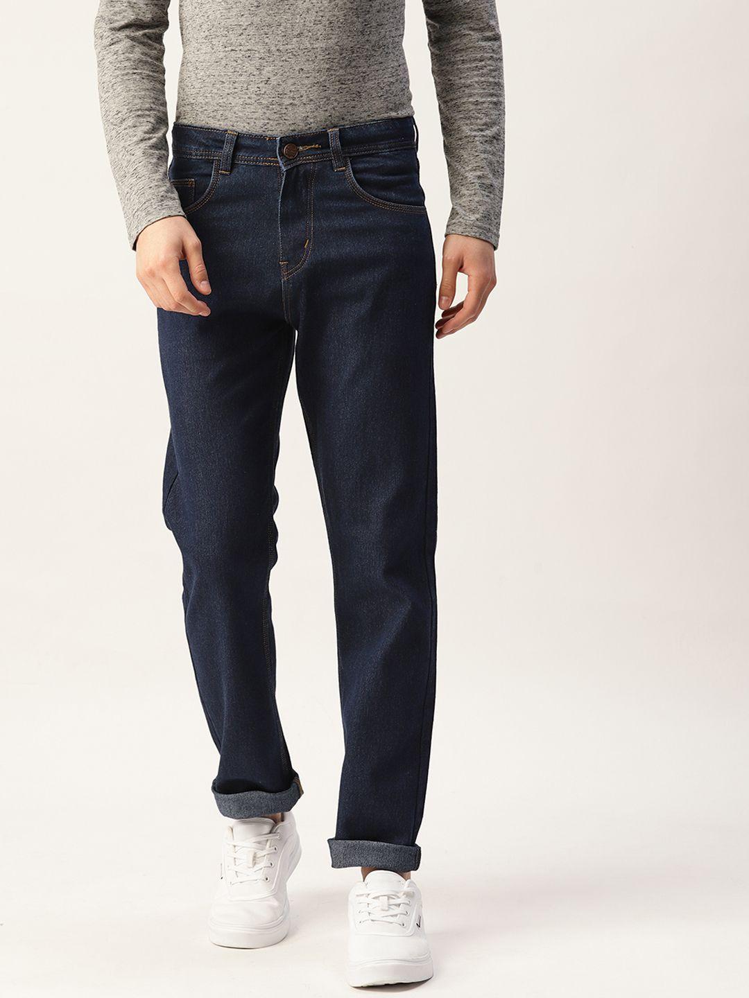 paris hamilton men straight fit stretchable jeans