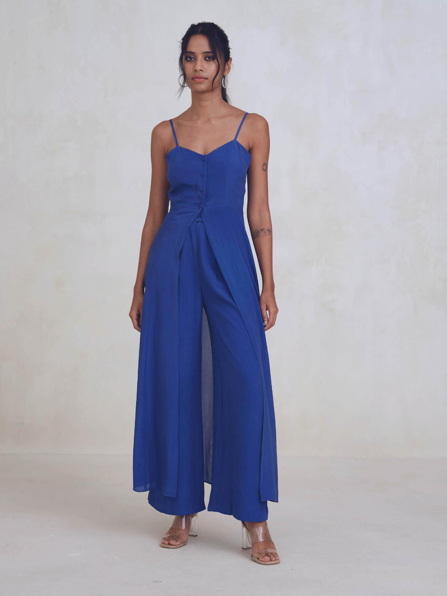 paris trousers blue