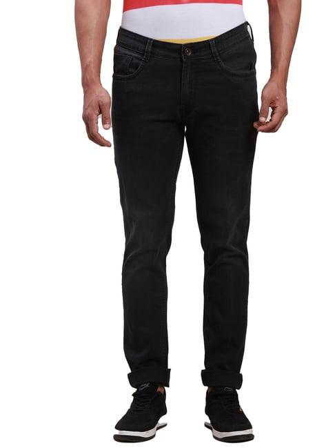 park avenue black super slim fit jeans