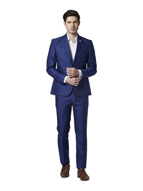 park avenue blue notch lapel 2-piece suit
