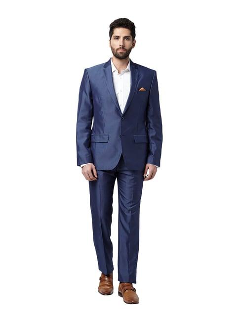 park avenue blue notch lapel 2-piece suit