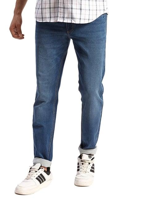 park avenue blue super slim fit jeans