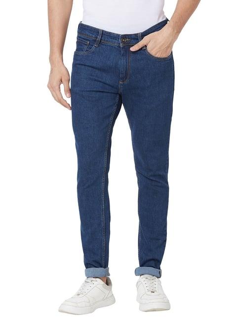 park avenue blue super slim fit jeans