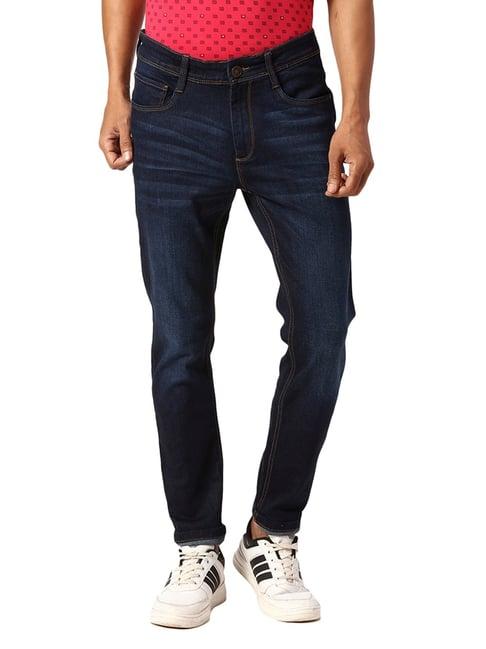 park avenue blue super slim fit jeans