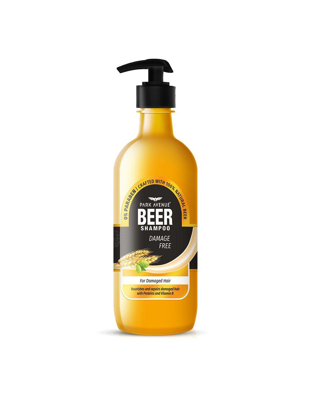 park avenue damage free beer shampoo - 650 ml