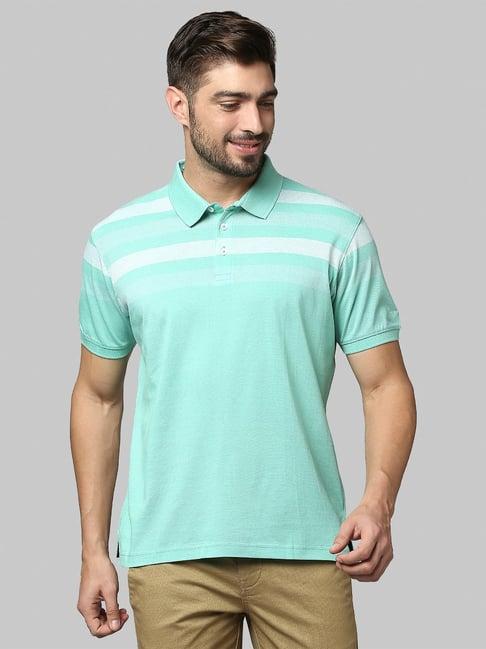 park avenue green cotton polo t-shirt