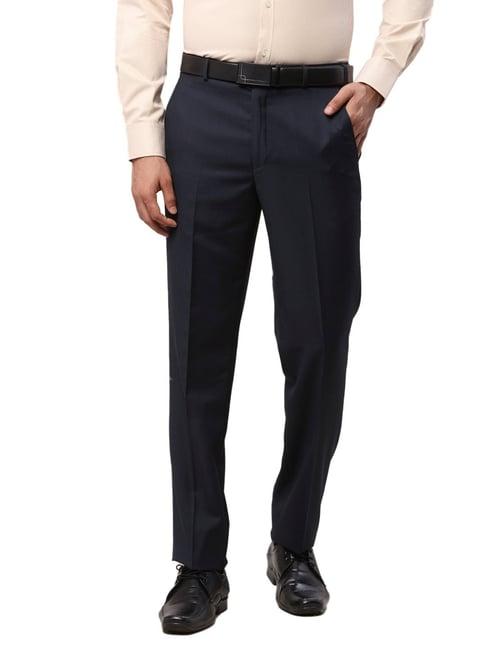 park avenue grey luxus fit texture trousers