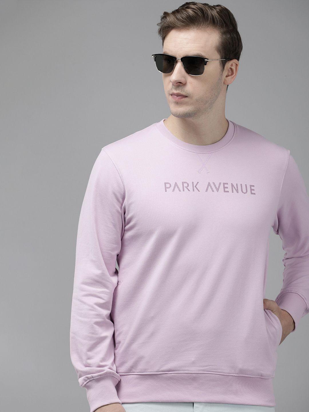 park avenue long sleeves brand logo printed sweatshirt