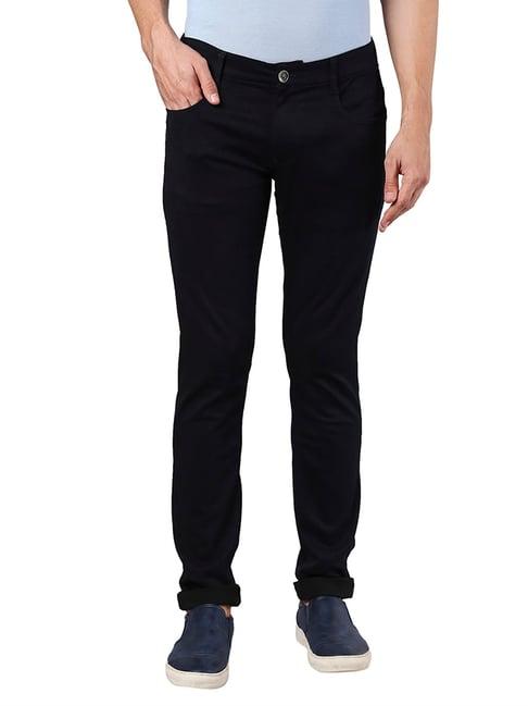 park avenue navy lightly washed jeans