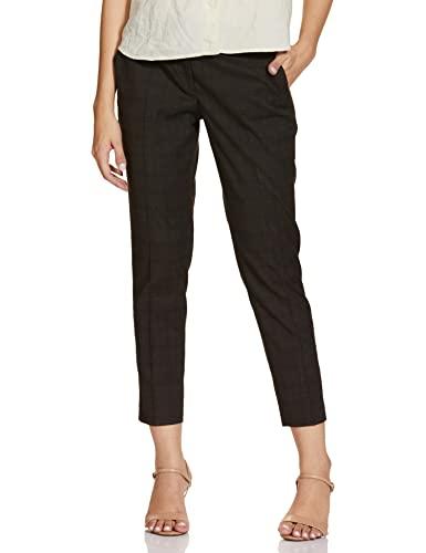 park avenue women women's straight pants (pwtw01117-o6_polyester blend_s)