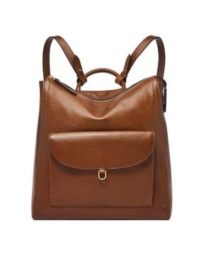 parker convertible leather backpack
