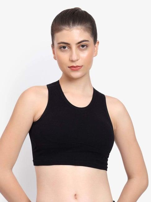 parkha black sports bra