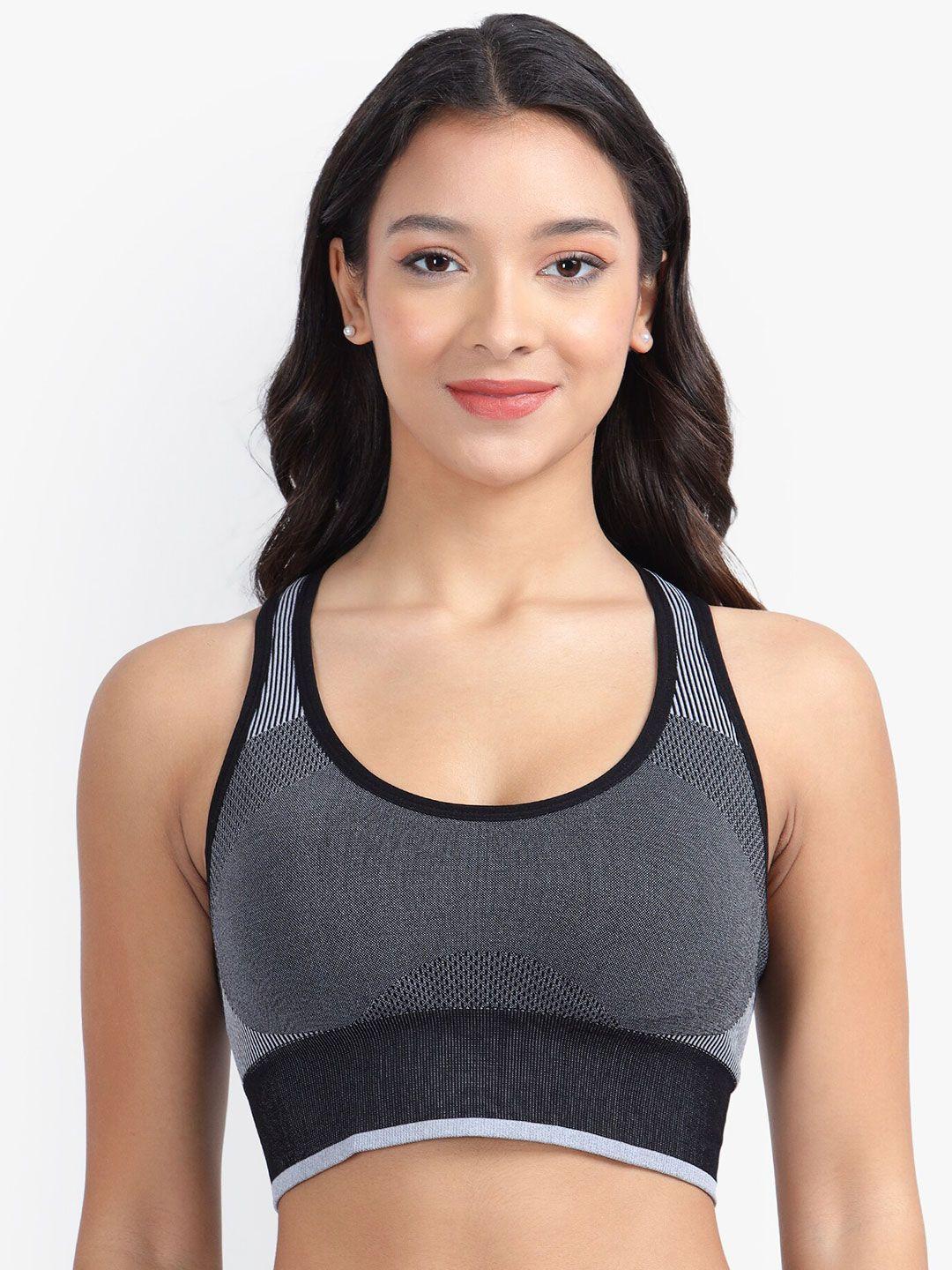 parkha full coverage heavily padded anti odour workout bra with 360 degree comfort