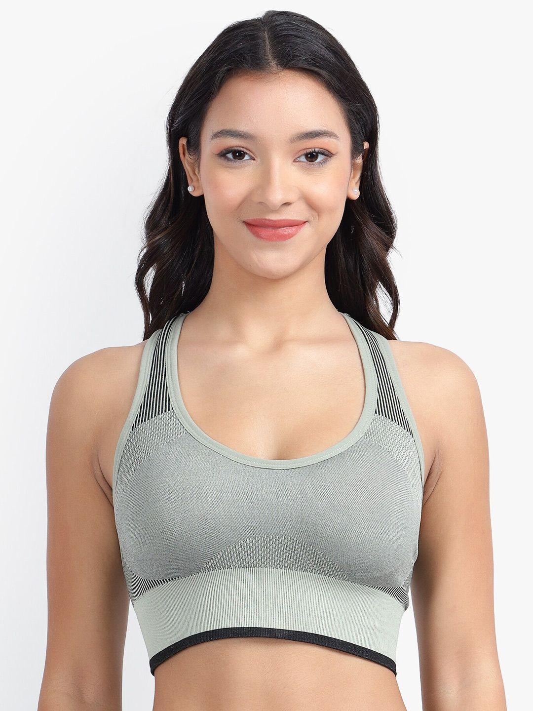 parkha full coverage heavily padded workout anti odour bra with 360 degree comfort