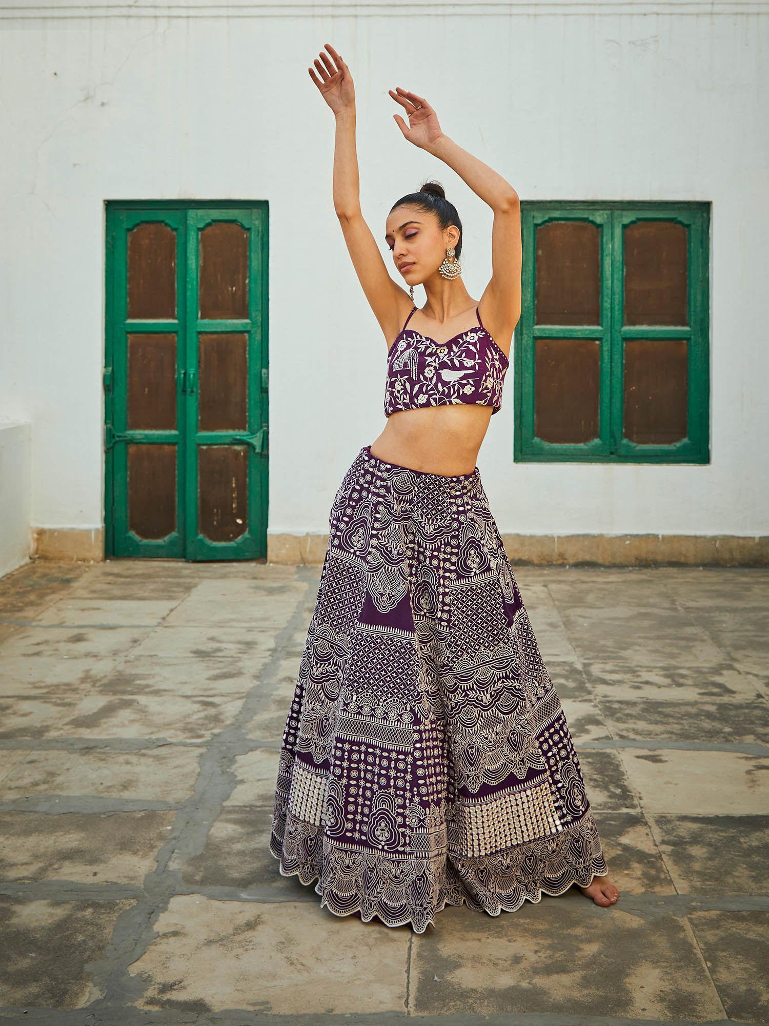 parsi gaara lehenga