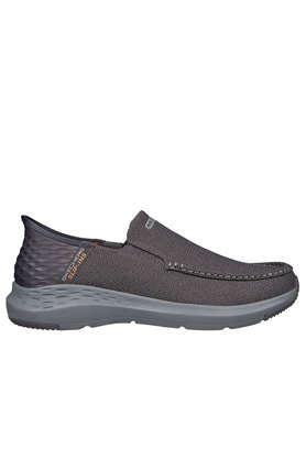parson - ralven synthetic mesh slip-on men's casual shoes - grey