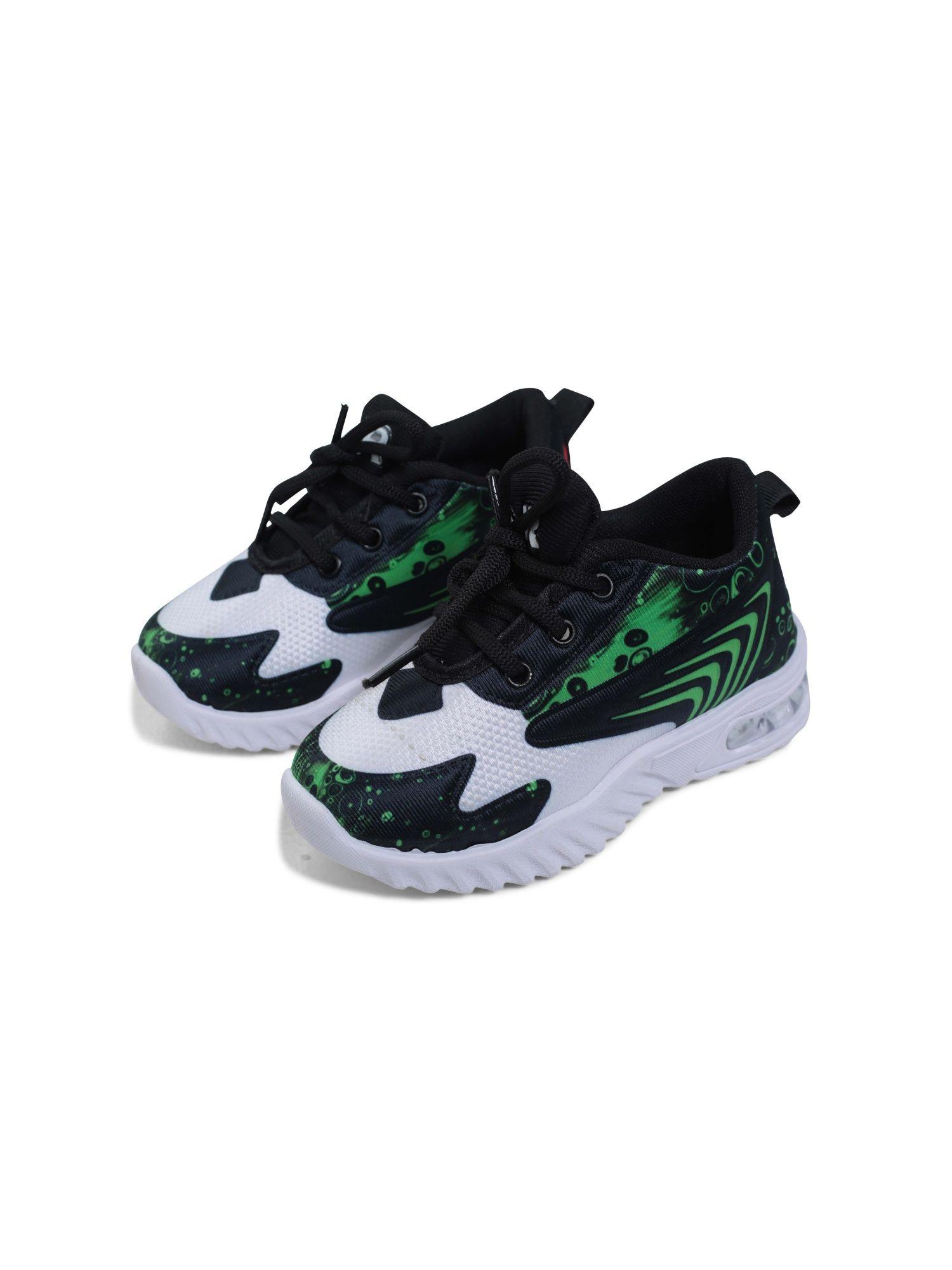 party wear led shoes - green
