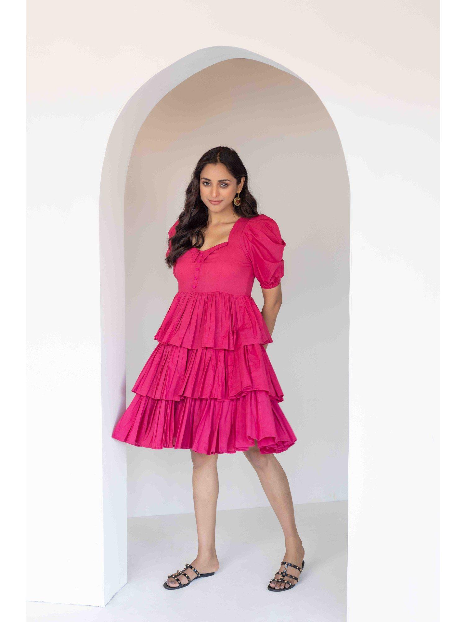 party punch frill dress