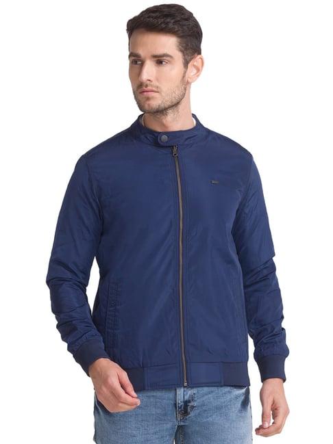 parx blue regular fit jackets