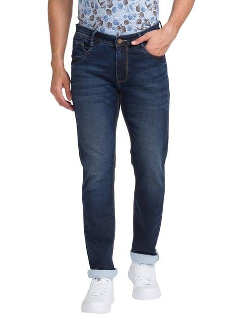 parx blue slim tapered fit jeans