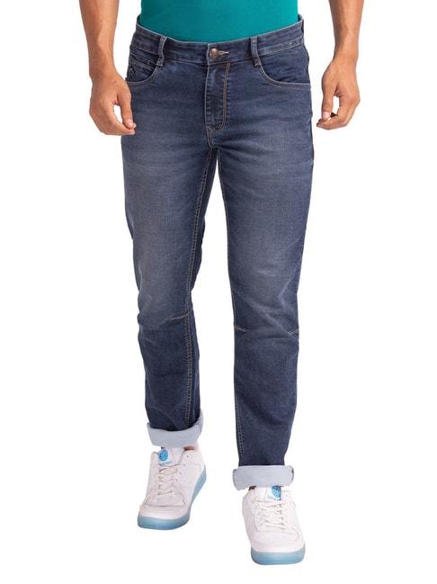 parx dark blue slim fit jeans