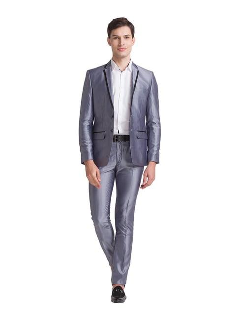 parx grey peak lapel 2-piece suit