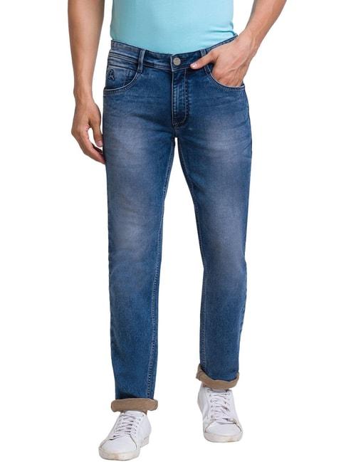 parx medium blue slim fit jeans