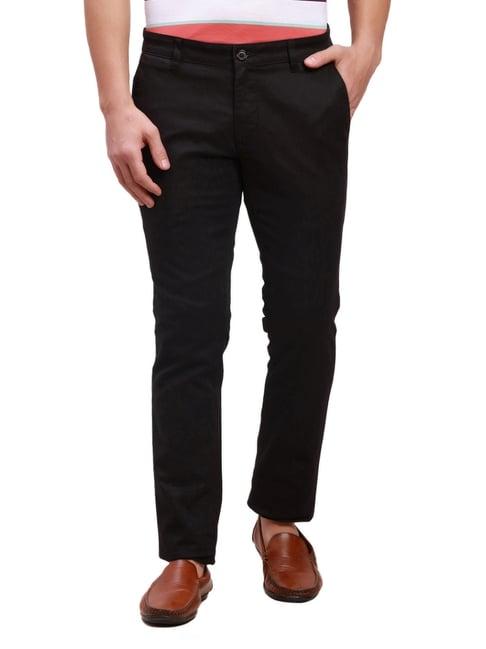 parx black classic fit trousers