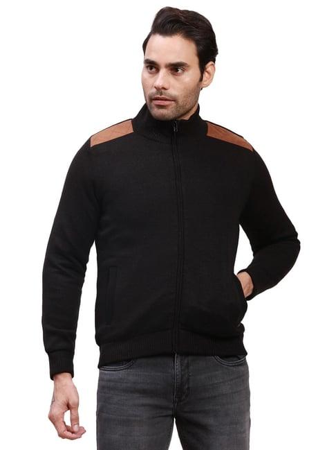 parx black regular fit jacket