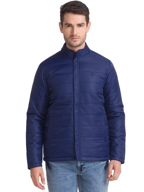 parx blue  regular fit jackets
