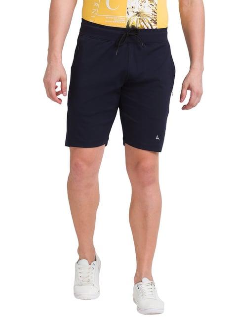 parx blue regular fit shorts