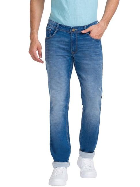 parx blue slim tapered fit jeans